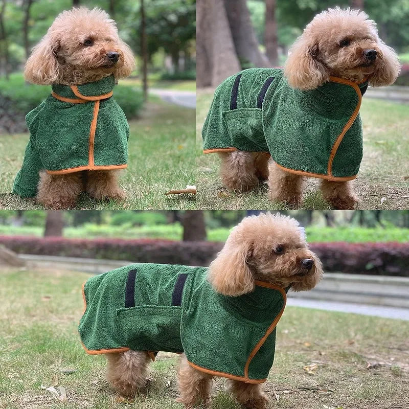 Serviette de bain pour chien