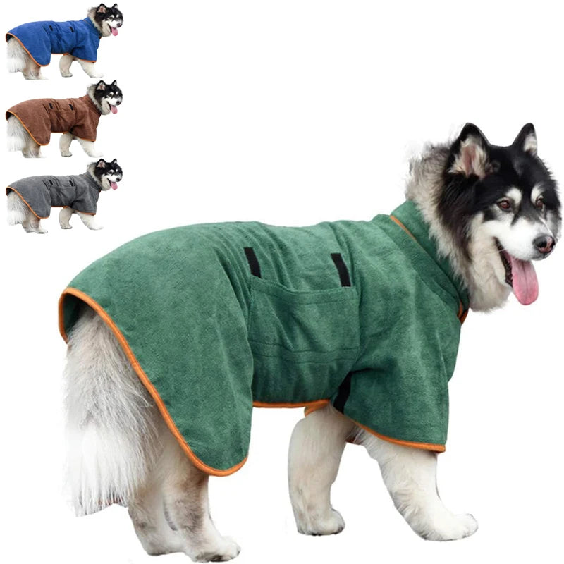 Serviette de bain pour chien